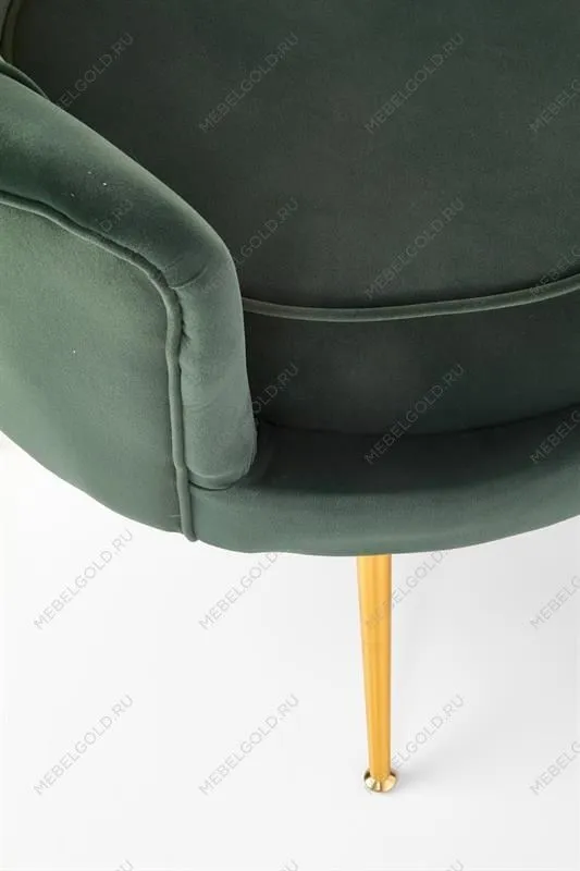 Кресло Halmar AMORINITO (темно-зеленый/золотой) | изображение 7