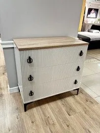 Комод Стелла 3 ящика белый