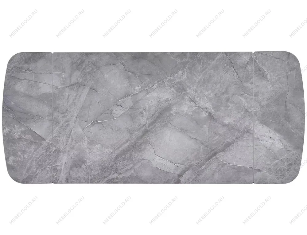 Стол обеденный Signal SENTO 120 (серый лак/черный) | изображение 5