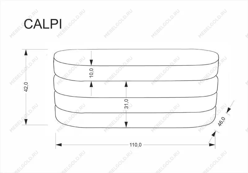 Пуф Halmar CALPI (серый) | изображение 11