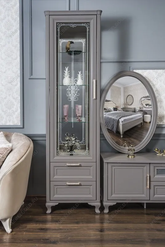 Витрина Мокко 1-ств серый камень - Выставка Балашиха | изображение 2