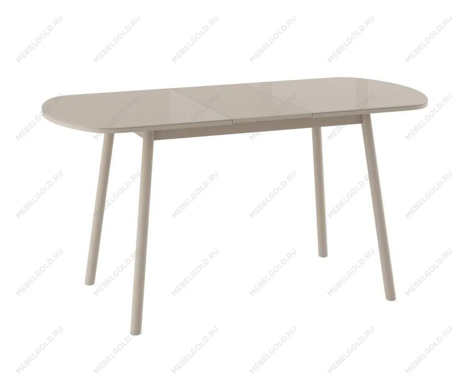 Стол Элайдж120 раздвижной, со стеклом (Капучино/Капучино) 120(152)х70 | изображение 1