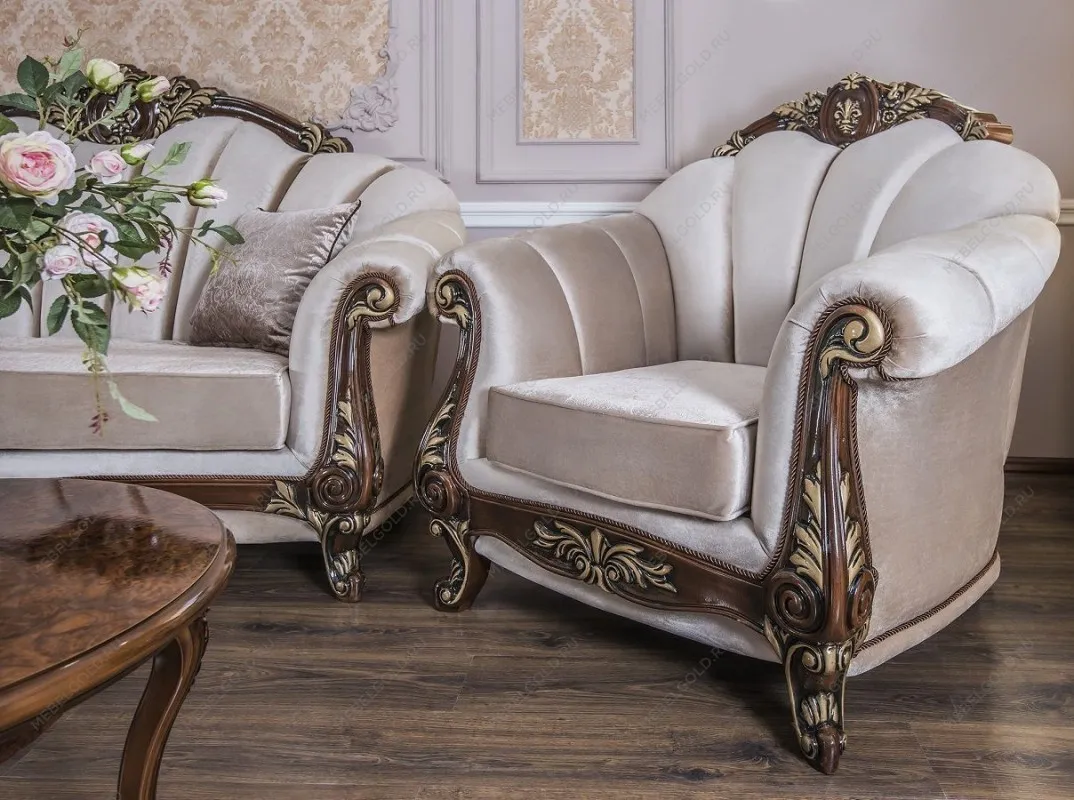 Кресло Марселла корень дуба глянец | изображение 3