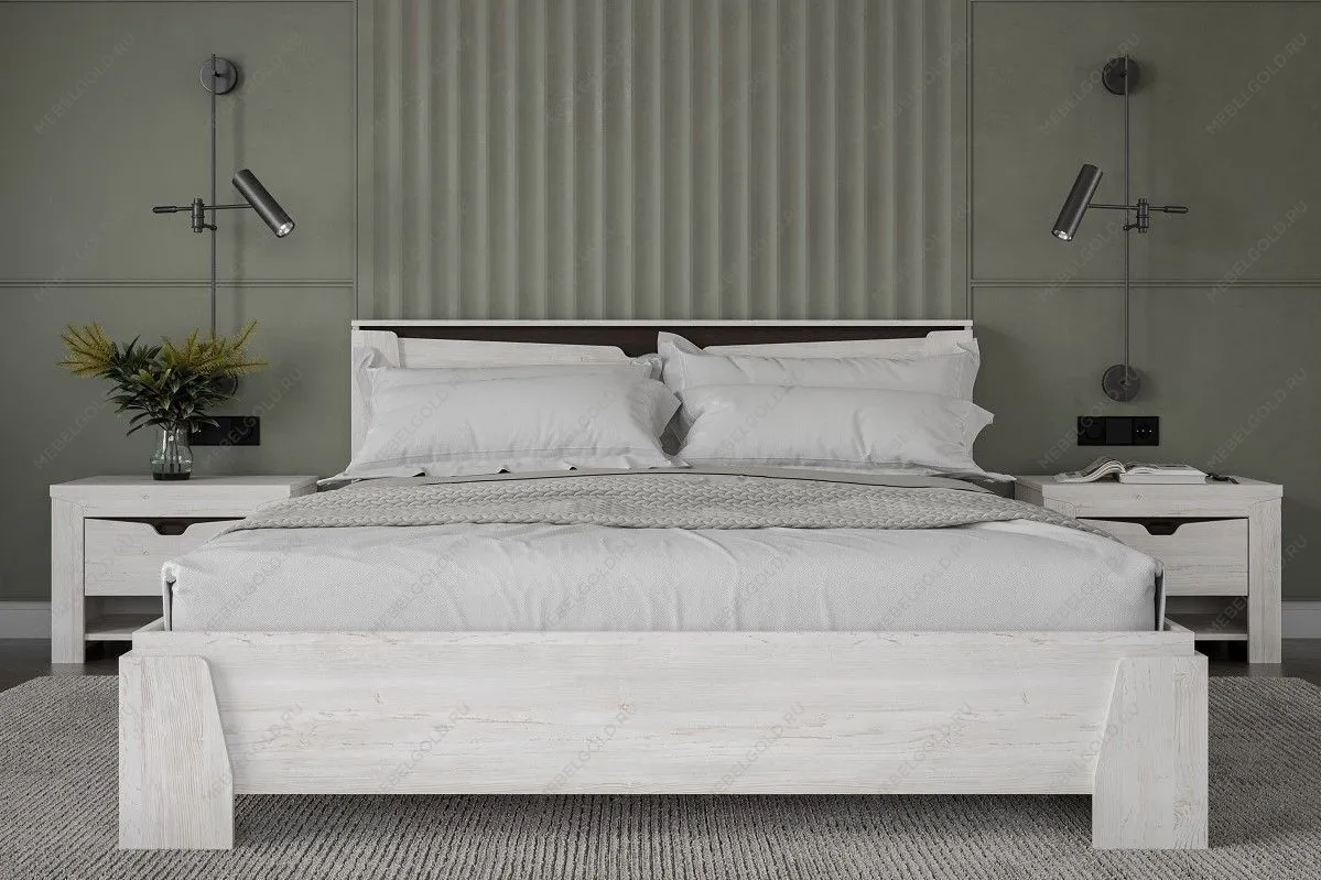 Кровать Люкс 1600 с подъемным механизмом, Гарда Prime (1674*2142*876), Дуб Винтерберг | изображение 2