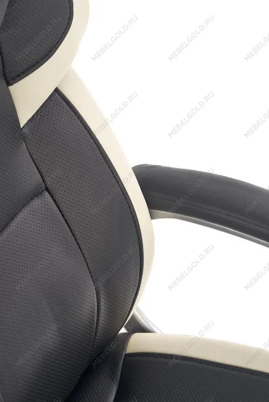 Кресло компьютерное Halmar BARTON (черный/белый) | изображение 4