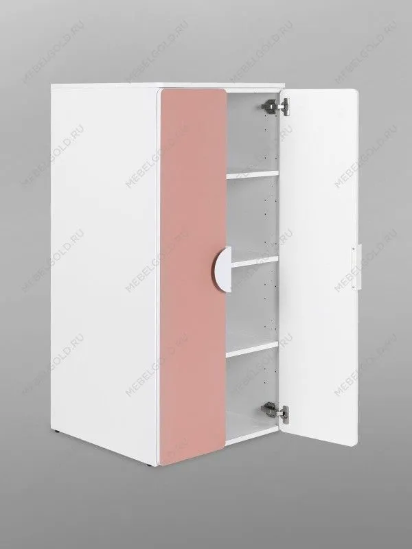 Шкаф распашной Пикси, с двумя дверьми и тремя полками 60х57х120, мечтательный пион | изображение 14