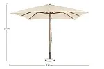 Зонт Неаполь Бежевый 3х3 | изображение 5