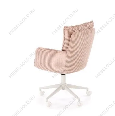 Кресло компьютерное Halmar DUMBO (светло-розовый/белый) | изображение 2