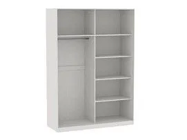 Шкаф купе 2-х дверный (без дверей), Аврора (1624*604*2304) Дуб Мария/Кашемир, 12717