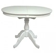 Стол обеденный Овальный-0110 (белая эмаль)