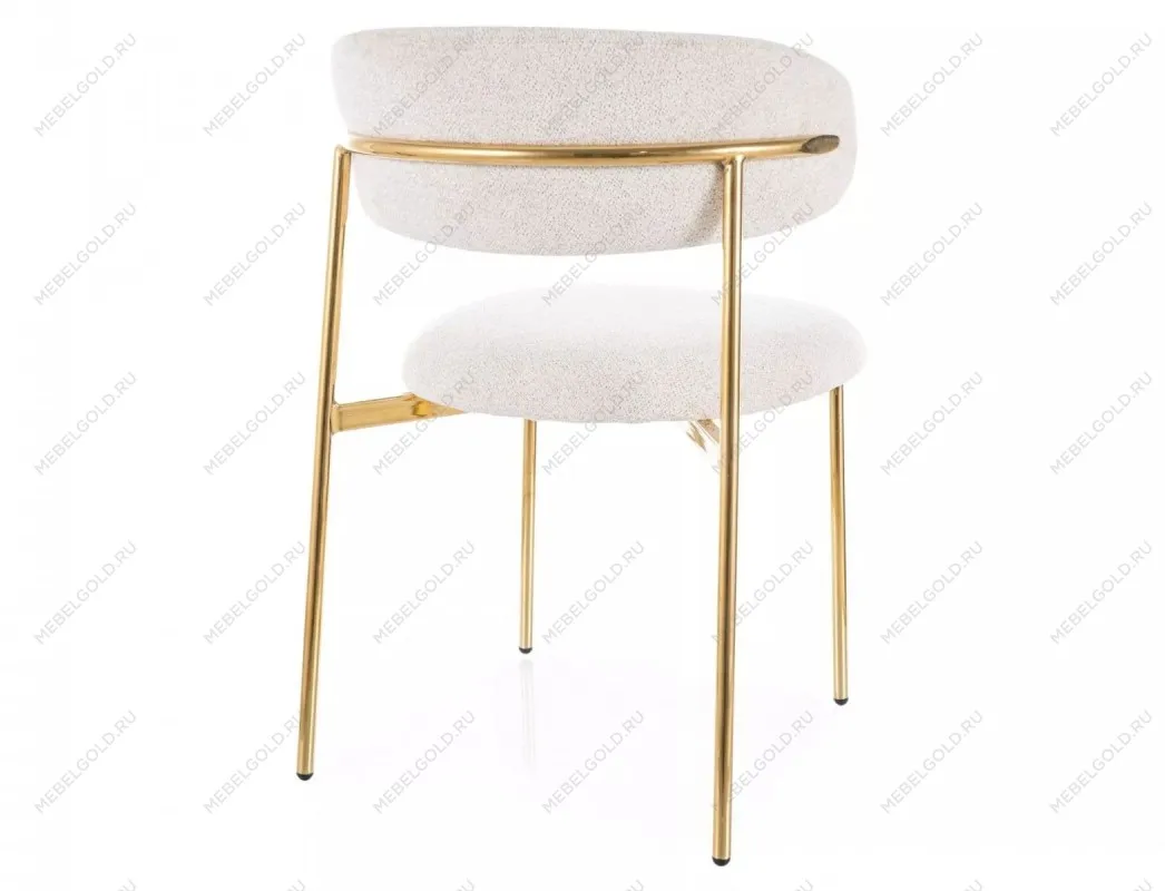 Стул кухонный Signal ELTON Raven 22 (светло-бежевый/золотой) | изображение 3
