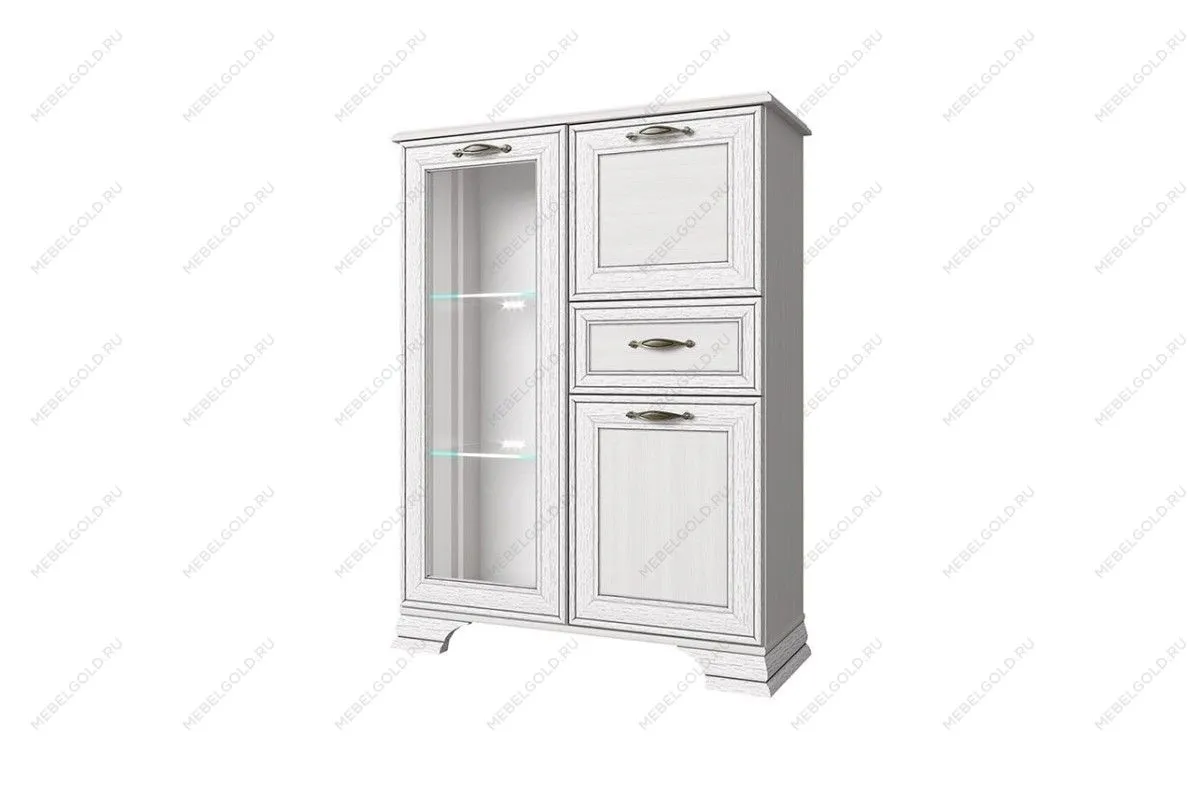 Тумба Тиффани 1V2D1S вудлайн кремовый - Выставка Балашиха