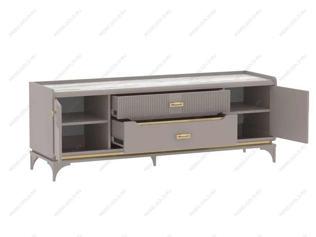 Тумба ТВ, Сиде (1600*447*582) Мокко, 32006 | изображение 1