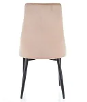 Стул кухонный Signal TRIX B VELVET (бежевый/черный) | изображение 3