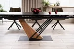 Стол обеденный Signal GENESIS 160 раскладной (черный/ясень) | изображение 5