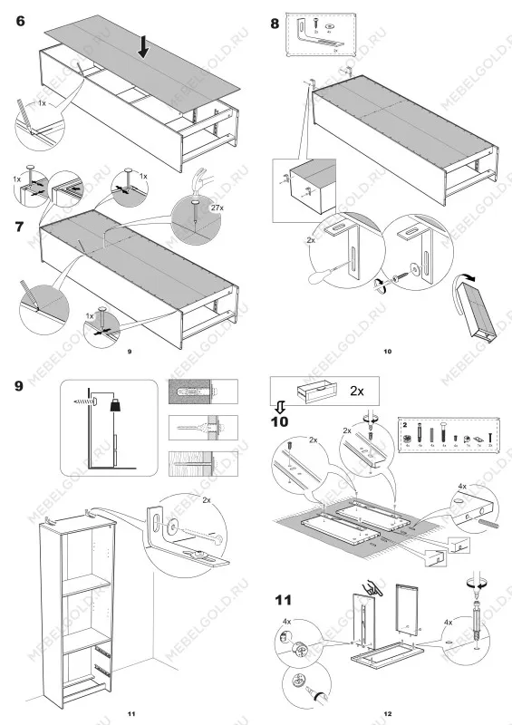 Стеллаж Сириус, 2 ящика, 78х35х190 см, дуб сонома | изображение 19