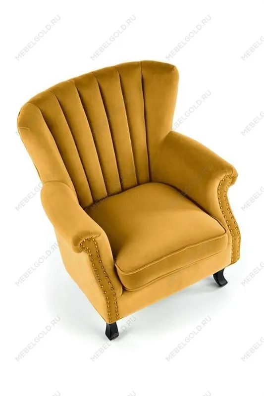 Кресло Halmar TITAN (горчичный/черный) | изображение 8