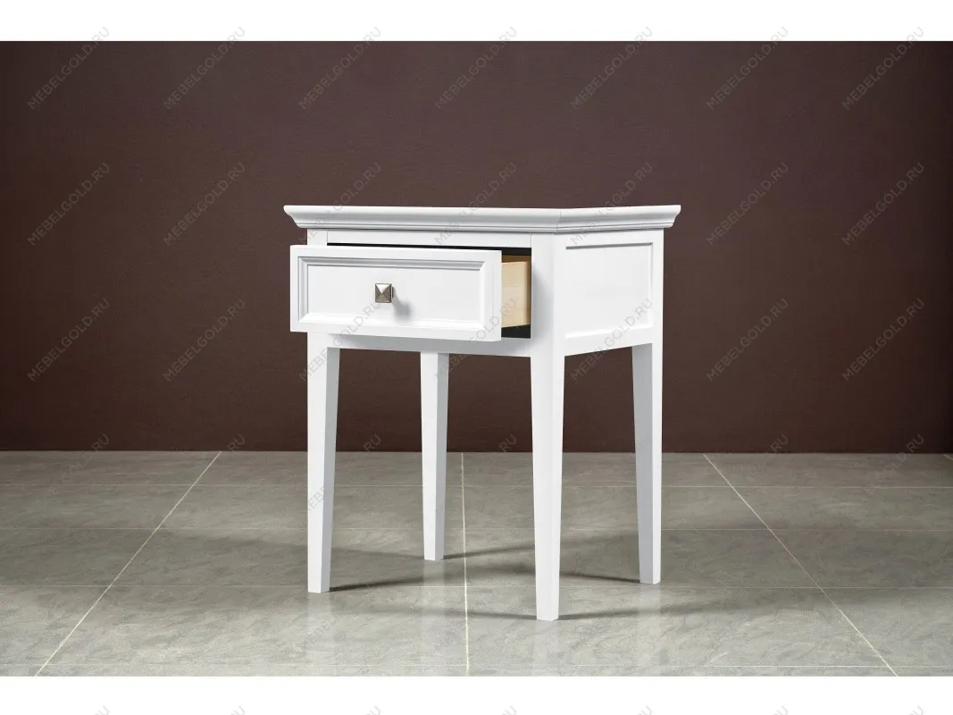 Тумба прикроватная 1 ящик Manhattan (Белый) | изображение 4