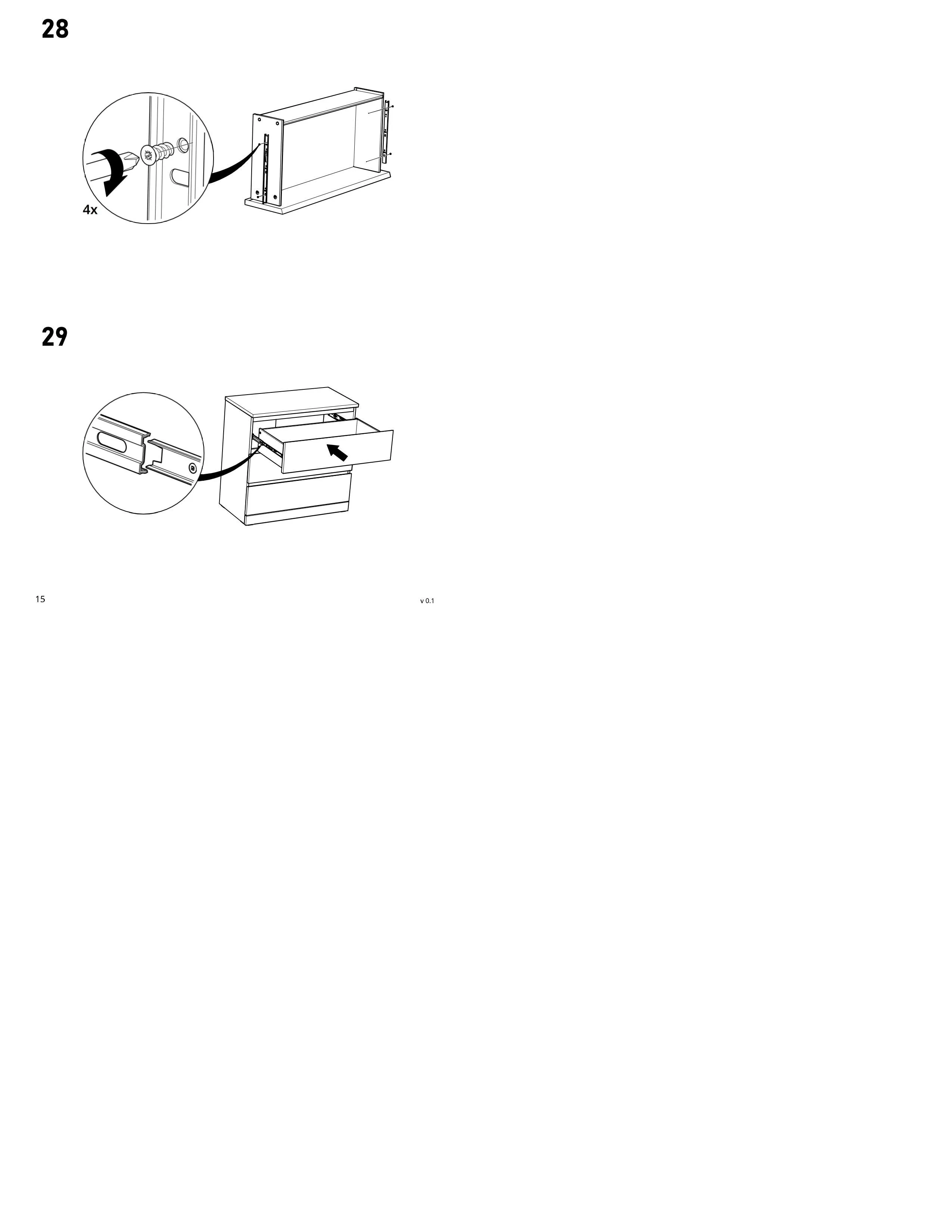 Комод Варма, 3 ящика, 80х78х40 см, эмаль серая | изображение 20