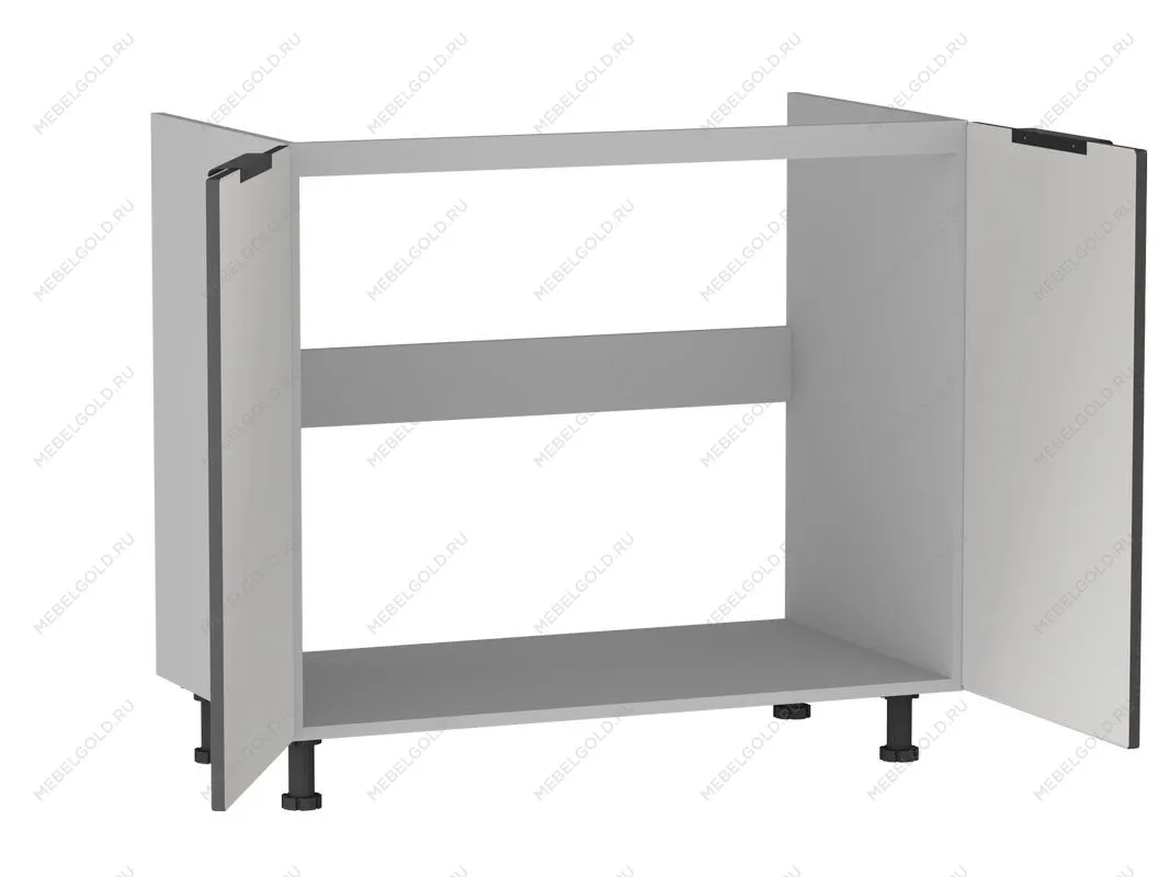 Стол под мойку СМ-90, Ватель (900*520*820) Экокожа Серый, 23312 | изображение 1