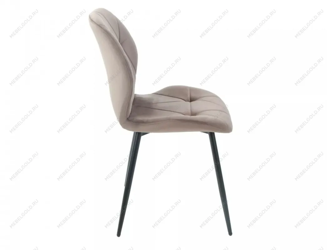 Стул кухонный Signal RICK Velvet Bluvel 38 (капучино/черный) | изображение 2