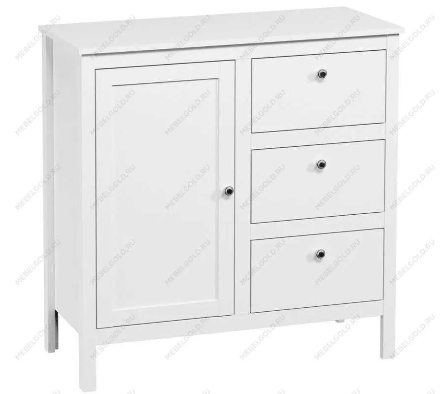 Тумба Ева (Хельга) KOM1D3S/95 белый | изображение 1