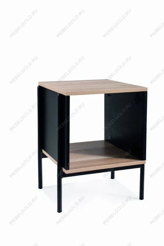 Стол журнальный Signal KARINA B (дуб/черный мат)
