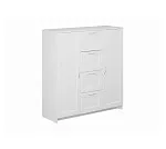 БРИМНЭС / СИРИУС тумба ИКЕА / IKEA 2 двери и 4 ящика 117х123 белая | изображение 3