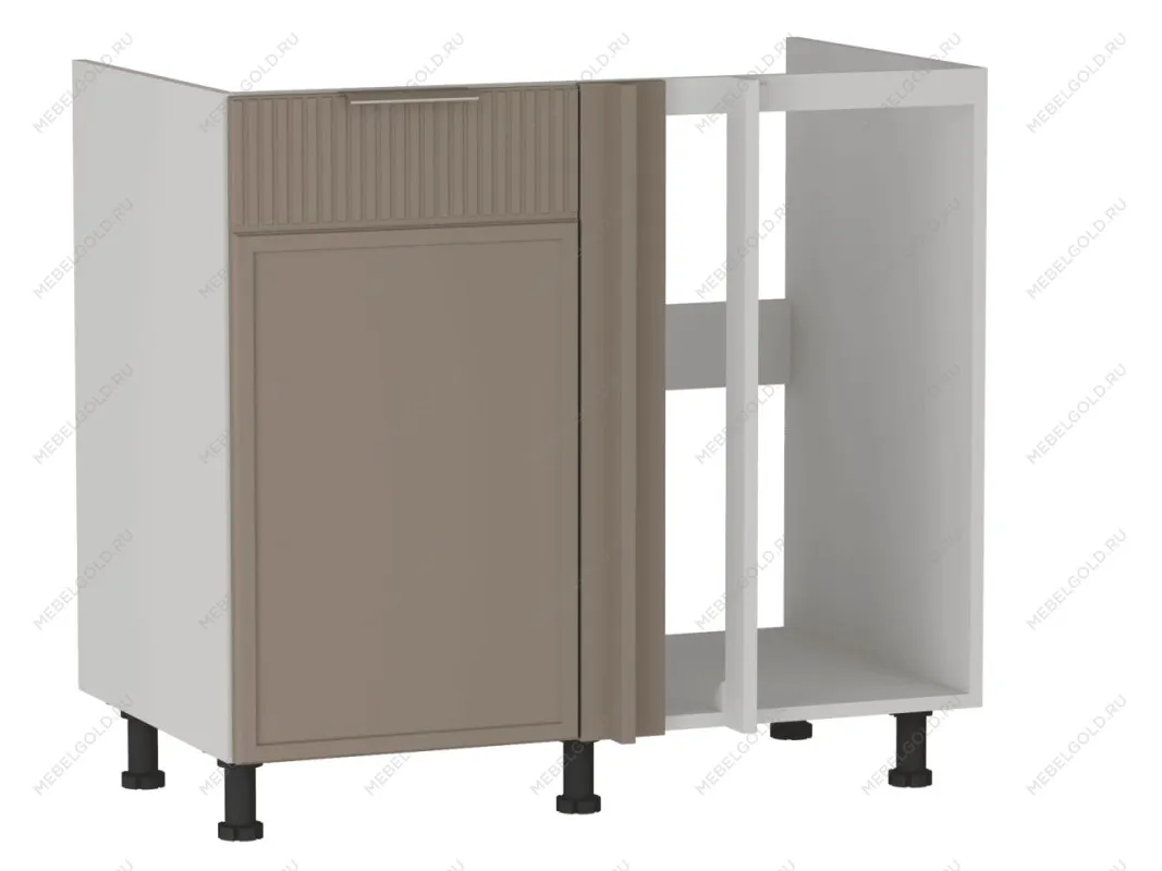 Стол под мойку угловой СМУ-100, Берта (900*554*820) Мокко, 25118