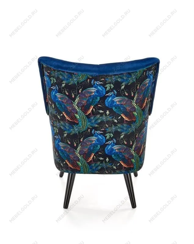 Кресло Halmar PAGONI (темно-синий/черный) | изображение 4