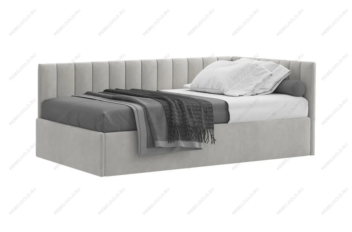 Кровать Сингл 120 угловая с подъемником. Цвет SIMPLE 29