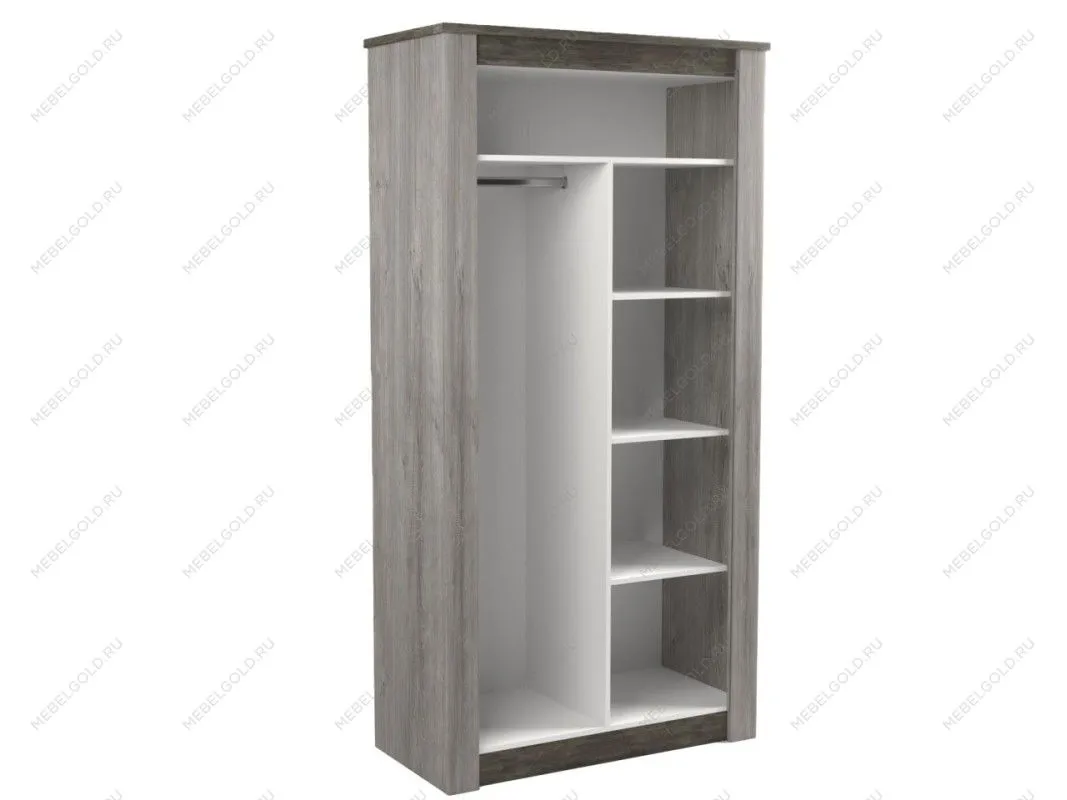 Доп. средник в 2-двер.шкаф, Денвер (523*500*1706) Белый, 11744 | изображение 1