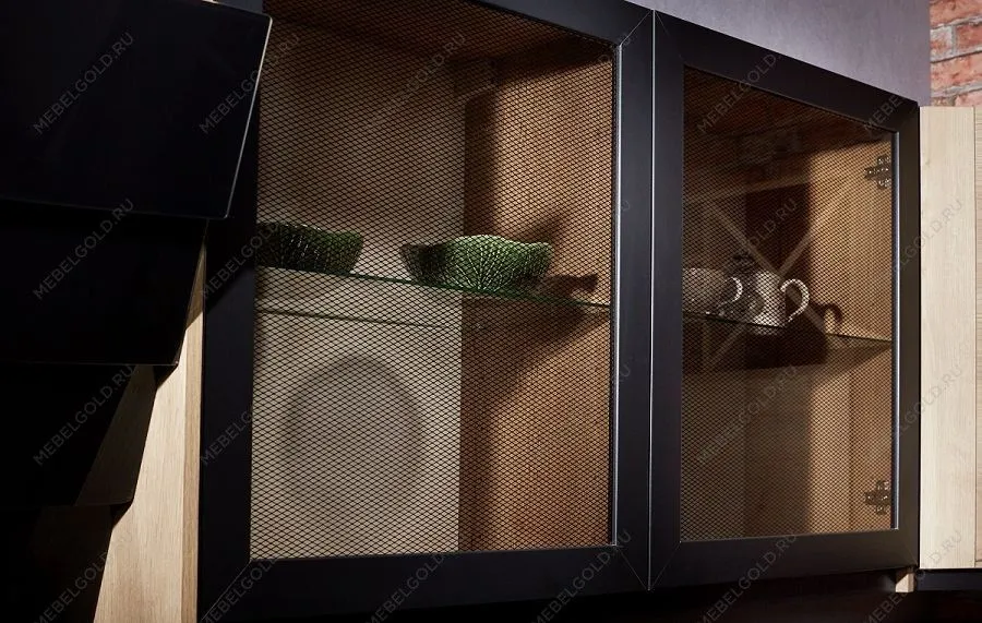 Шкаф со стеклом ШСТ-60, Сити (600*320*720) Дуб Галифакс натуральный, 20828 | изображение 1