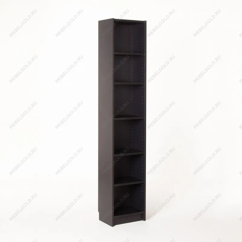 МАЛЬМ / VARMA Стеллаж ИКЕА / IKEA 40, 40x200x28, шпон, черный | изображение 1