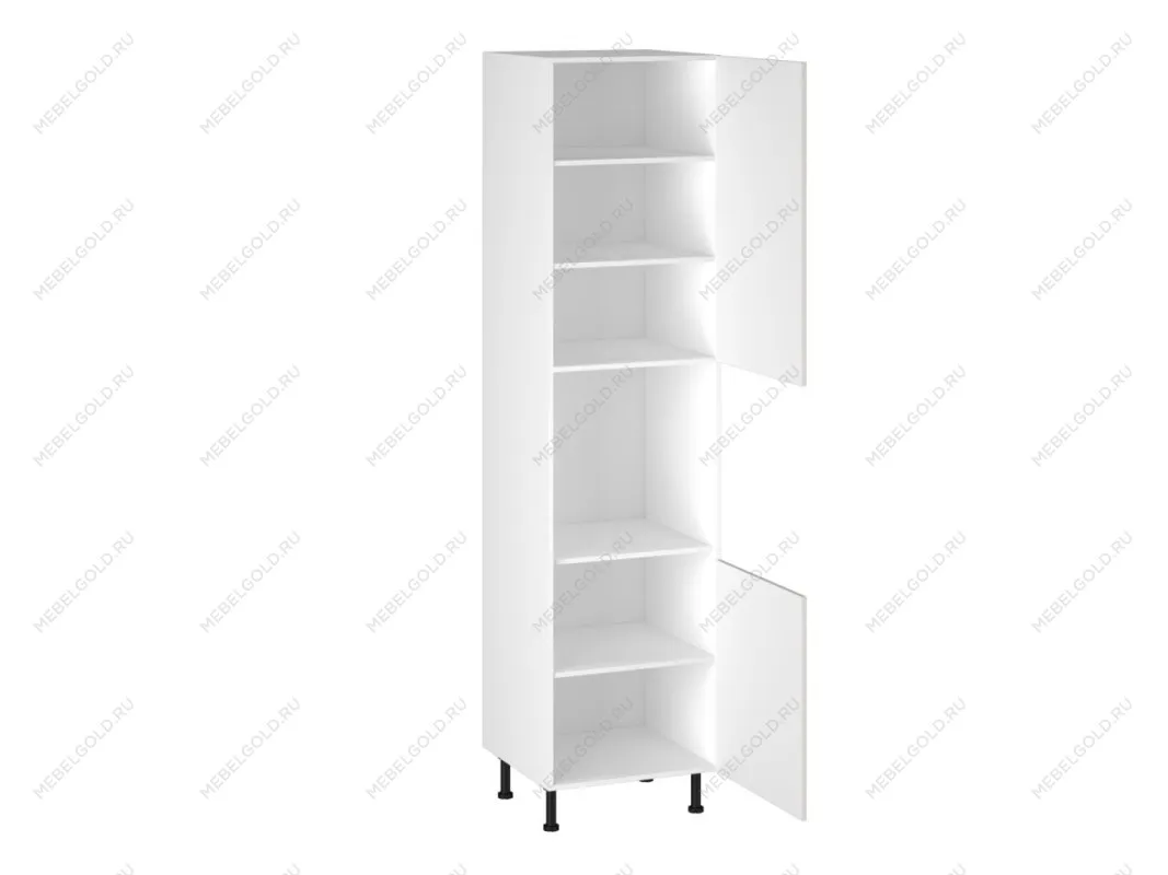 Шкаф-пенал 960 ПГ-60, Виста (600*586*2456) Экокожа Белый, 26286 | изображение 1