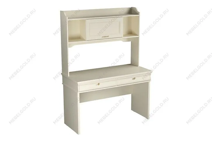 Стол письменный с надстройкой, Сиена (1316*600*1792), Береза бежевая