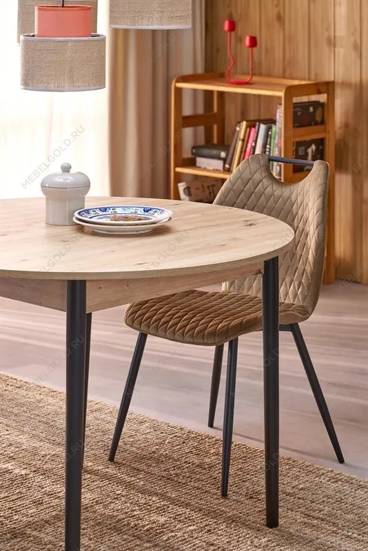 Стол обеденный Halmar PIVOT 102 (дуб артизан/черный) | изображение 12