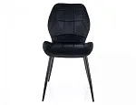 Стул кухонный Signal JAKE Velvet Bluvel 19 (черный/черный) | изображение 1