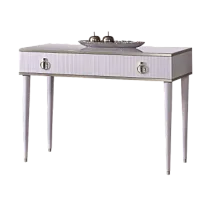 Стол туалетный Римини СОЛО (Белый/Серебро) РМСТ-1(s)