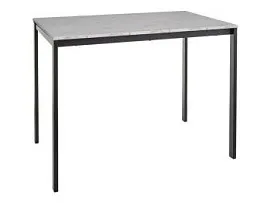 Стол обеденный Signal MARIO 100 (эффект белого мрамора/черный)