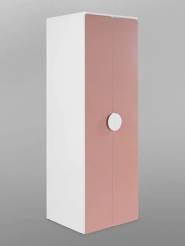 Шкаф Пикси распашной, с двумя дверьми и полкой 60x57x180, мечтательный пион | изображение 1