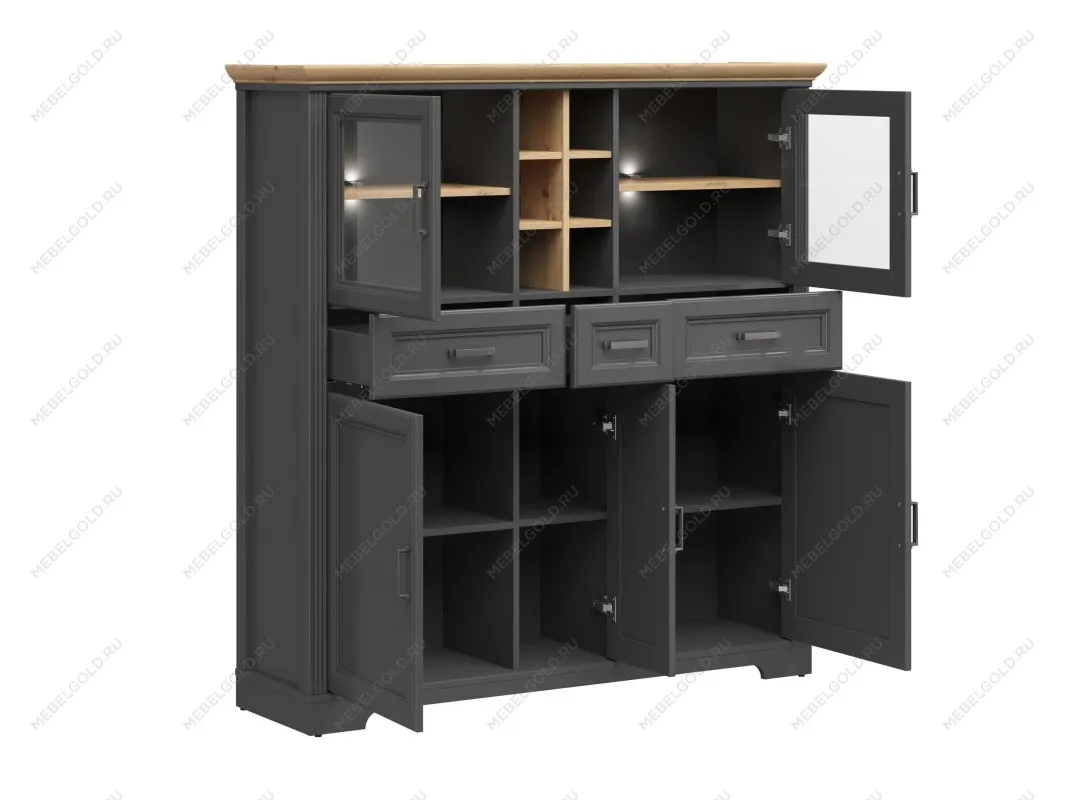 Шкаф Жасмин REG2W3D3S с подсветкой | изображение 2