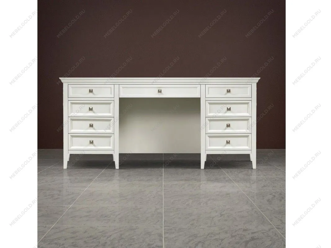 Стол письменный двухтумбовый Manhattan (Молочный) | изображение 1