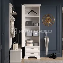 Шкаф 1-створчатый Тиффани 1Z2S вудлайн кремовый