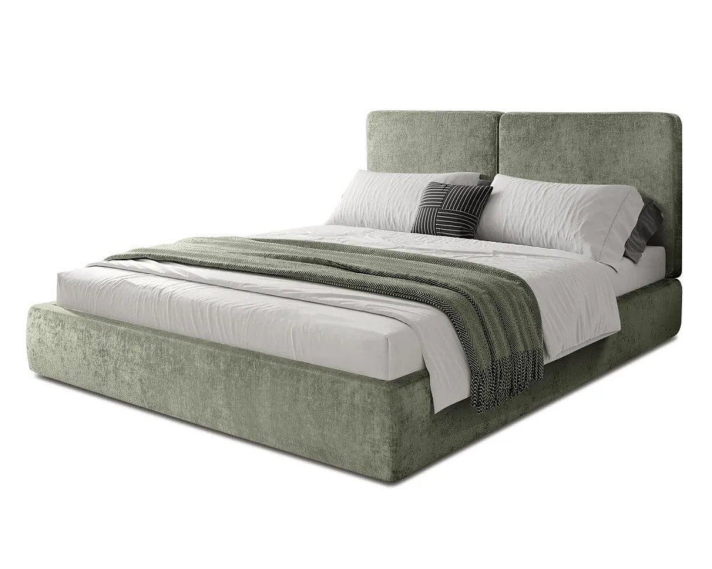 Кровать Natura 1.6 м, с подъемным механизмом (Шенилл 530), НТКР-1[3]