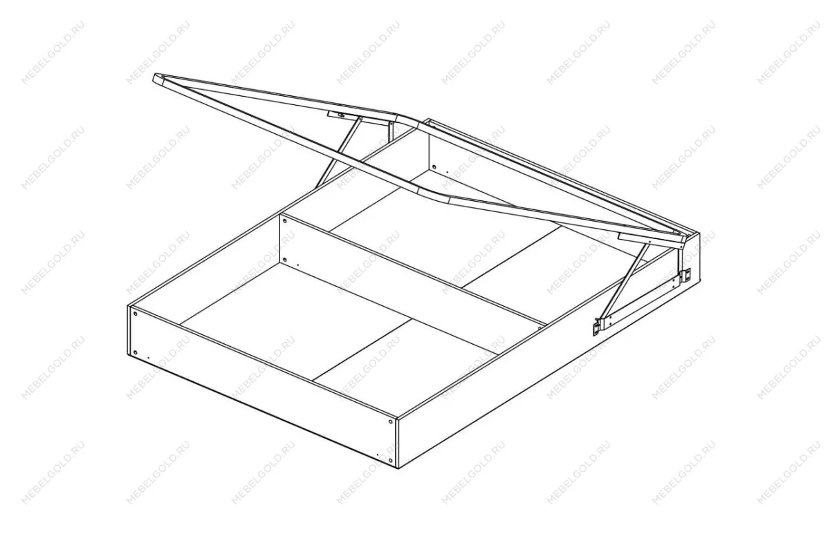 Кровать Оскар 140 с подъемным механизмом | изображение 2