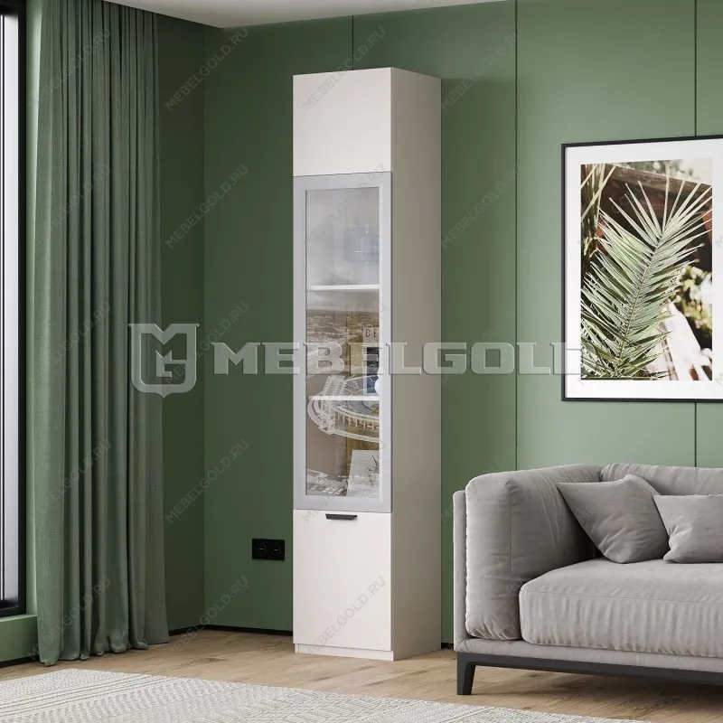 Шкаф с витриной Модерн 1V2D | изображение 2