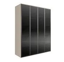 Шкаф 4-х дверный Bogemia Air (Слоновая кость/Серебро) БМШ2/4(4)