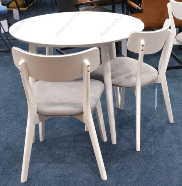 Стол обеденный Signal LARSON 90 (белый) | изображение 3