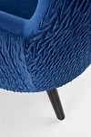 Кресло Halmar RAVEL (темно-синий/черный) | изображение 6